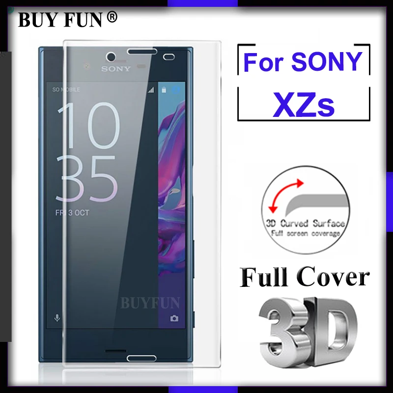 3D полноэкранное закаленное стекло для Sony Xperia корпус XZS Защита экрана XZ S X Z G8231 G8232