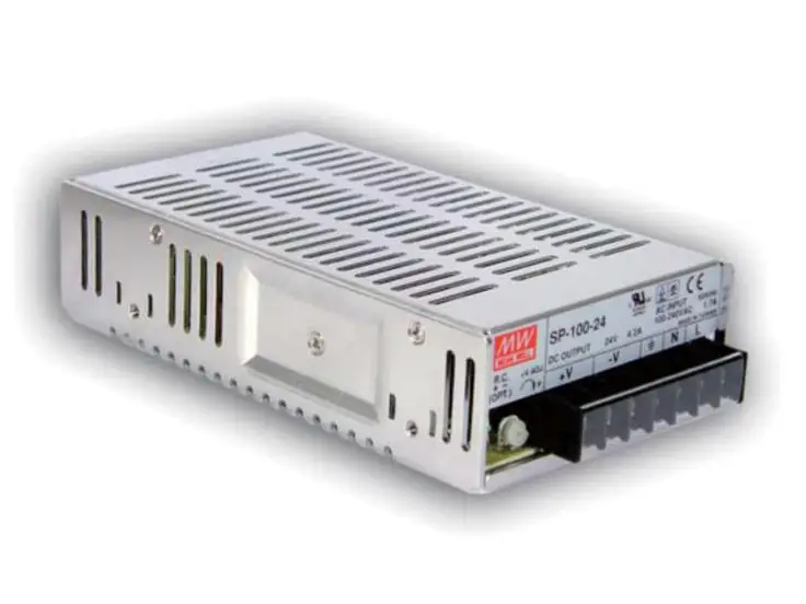 Mean well Источник питания SP-100-24 импульсный источник питания с одним выходом 100 Вт 24 В 4,2 А
Mean well Источник питания SP-100-24 импульсный источник питания с одним выходом 100 Вт 24 В 4,2 А