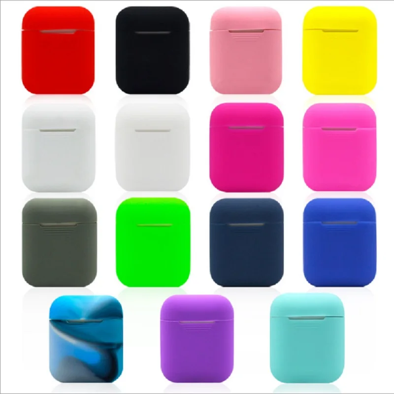 Silicone Shock Proof Protector Sleeve For Apple AirPods Case Skin Cover for AirPods True Wireless Earphone box accessories
Silicone Shock Proof Protector Sleeve For Apple AirPods Case Skin Cover for AirPods True Wireless Earphone box accessories