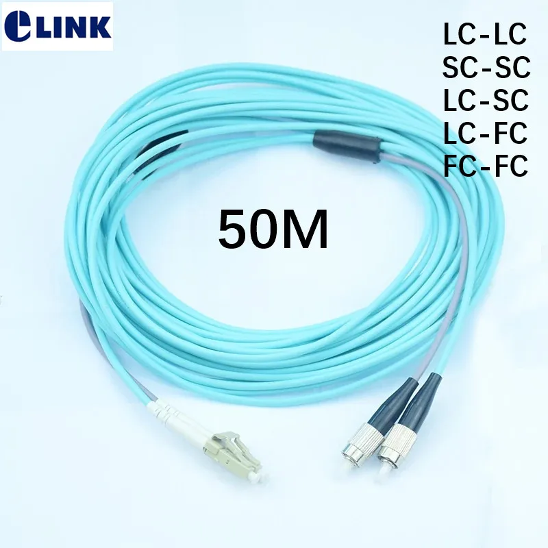 1pc 50mtr OM3 Armored PatchCord 2 fiber SC-SC LC-LC LC-SC LC-FC armored ftth jumper 2 core optical fibre MM cable duplex ELINK
1pc 50mtr OM3 Armored PatchCord 2 fiber SC-SC LC-LC LC-SC LC-FC armored ftth jumper 2 core optical fibre MM cable duplex ELINK