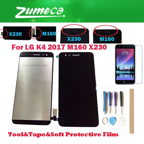 Высокое Качество 5,0 дюймов для LG K4 2017 M160 X230 X230DSF LG K4 2017 ЖК-дисплей + сенсорный экран дигитайзер черный цвет с комплектами
Высокое Качество 5,0 дюймов для LG K4 2017 M160 X230 X230DSF LG K4 2017 ЖК-дисплей + сенсорный экран дигитайзер черный цвет с комплектами