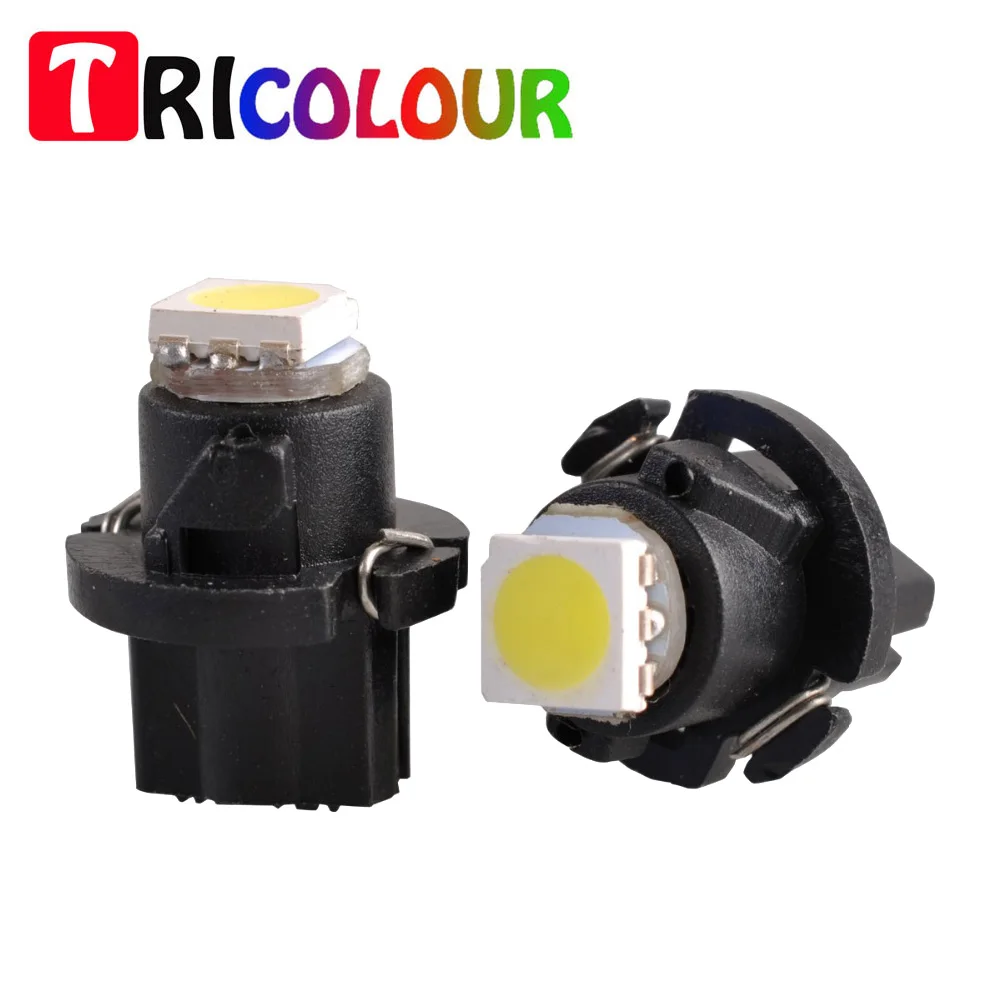 TRICOLOUR 10x LED T6.5 1smd 5050 максимальный диаметр 12 мм приборная панель лампы DC12v # LH04|t6.5 led|led