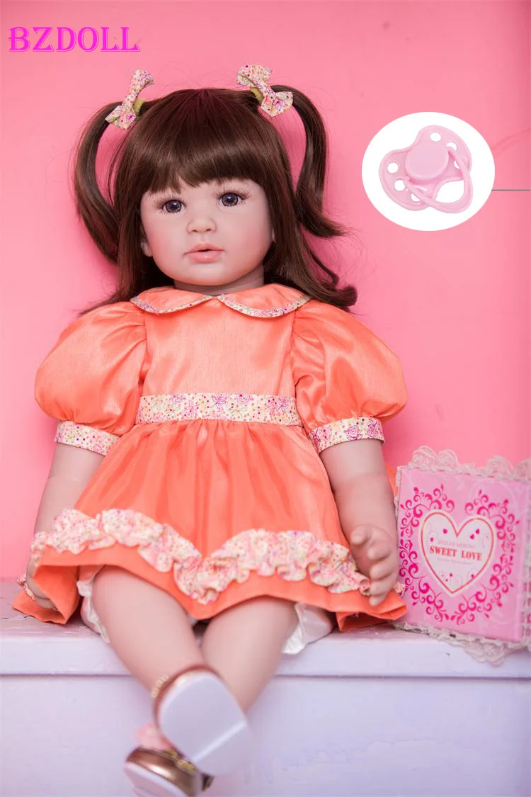 60 CM Silicone Reborn Doll Like Real 24 Inch Vinyl Princess Toddler Babies Kids Birthday Gift Play House Bedtime Toys
60 CM Silicone Reborn Doll Like Real 24 Inch Vinyl Princess Toddler Babies Kids Birthday Gift Play House Bedtime Toys