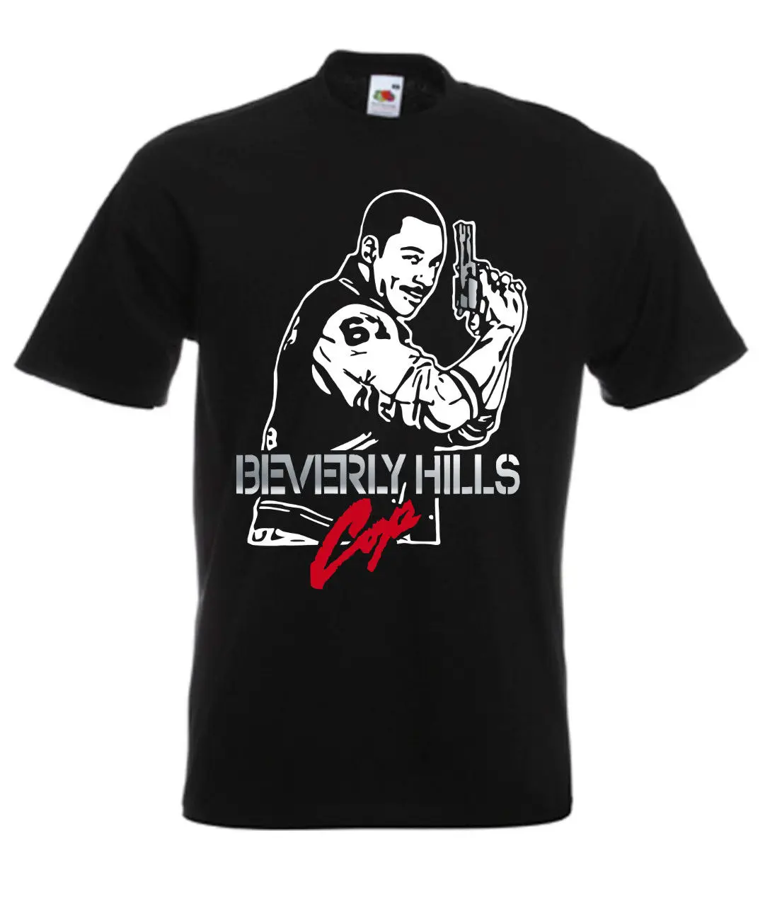 Мужская футболка с капюшоном в стиле ретро Beverly Hill Cop Eddie Murphy Axel Foley модная