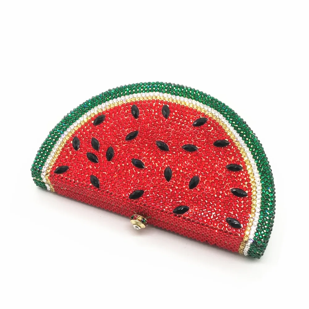 XIYUAN Watermelon Socialite Luxury Women Crystal Clutch Evening Bags Bridal Diamond Wedding Clutches Bag Metal Hardcase handbag
XIYUAN Watermelon Socialite Luxury Women Crystal Clutch Evening Bags Bridal Diamond Wedding Clutches Bag Metal Hardcase handbag