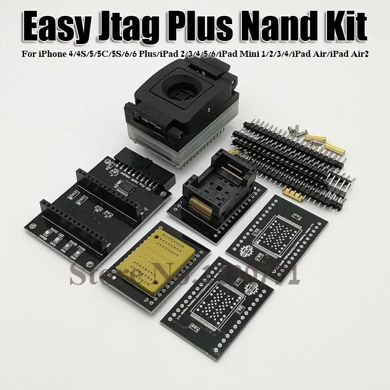 Фото Разъем Easy Jtag Plus Nand Kit для разъема iphone работает с коробкой plus|Детали устройств