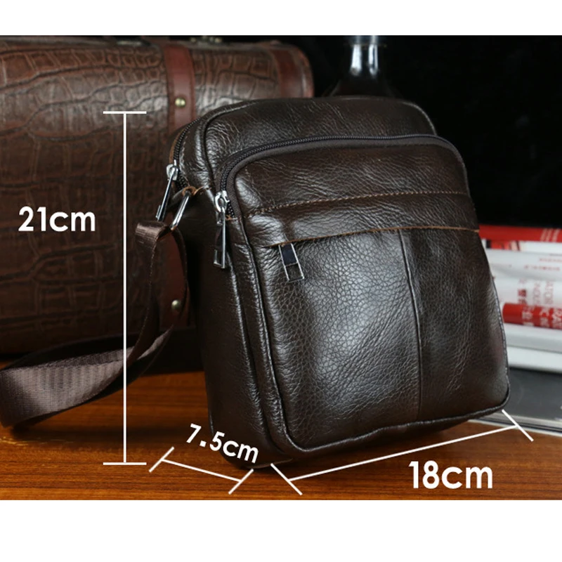 Fashion Brand 2016 New Men's Vintage Genuine Leather Messenger Bag Men Male Cowhide Shoulder Crossbody Mini Bags#
Fashion Brand 2016 New Men's Vintage Genuine Leather Messenger Bag Men Male Cowhide Shoulder Crossbody Mini Bags#