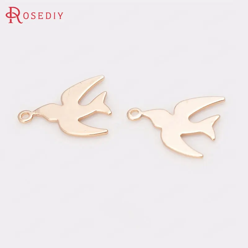 (31321-G)20PCS 12x14MM 24K Champagne Gold Color Brass Swallow Charms Pendants Jewelry Making Supplies Diy Findings Accessories
(31321-G)20PCS 12x14MM 24K Champagne Gold Color Brass Swallow Charms Pendants Jewelry Making Supplies Diy Findings Accessories