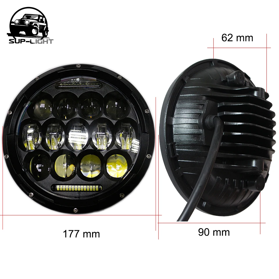 waterproof IP67 2x 7 inch led high/low beam headlight with DRL + 2x 4'' led front fog lamp for JEEP Wrangler led headlight kit
waterproof IP67 2x 7 inch led high/low beam headlight with DRL + 2x 4'' led front fog lamp for JEEP Wrangler led headlight kit