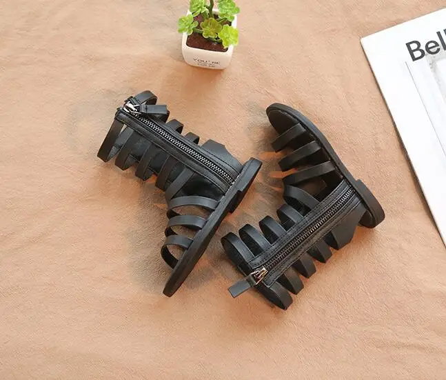 2019 summer new hollow girl fashion Roman sandals open toe tide models high to help sandals small children's shoes
2019 summer new hollow girl fashion Roman sandals open toe tide models high to help sandals small children's shoes