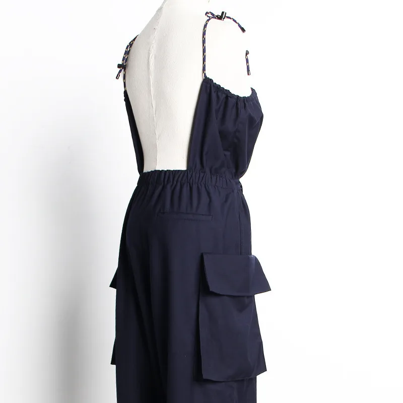 RUGOD Sexy Halter V Neck Bodysuits Elegant Black Tunic Belted Backless Playsuits Women Casual Streetwear Jumperuits With Pockets
RUGOD Sexy Halter V Neck Bodysuits Elegant Black Tunic Belted Backless Playsuits Women Casual Streetwear Jumperuits With Pockets