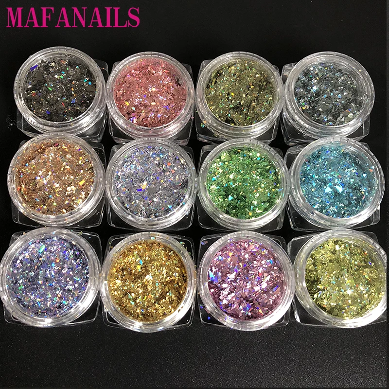12 Boxes/Lot Chameleon Ultra-thin Nail Flakes Nail Art Glitter Holographic Scrap Colorful Peacock Glitter DIY Nail Decoration
12 Boxes/Lot Chameleon Ultra-thin Nail Flakes Nail Art Glitter Holographic Scrap Colorful Peacock Glitter DIY Nail Decoration