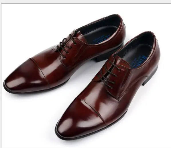New Arrival Genuine Leather Mens Shoes Lace Breathable Leisure Formal Business Shoes Flat Wedding Dress Shoes
New Arrival Genuine Leather Mens Shoes Lace Breathable Leisure Formal Business Shoes Flat Wedding Dress Shoes