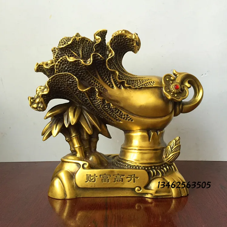 BEST Business gift - TOP COOL Home office fortune Mascot Money Drawing RUYI BAICAI FENG SHUI COPPER art statue
BEST Business gift - TOP COOL Home office fortune Mascot Money Drawing RUYI BAICAI FENG SHUI COPPER art statue