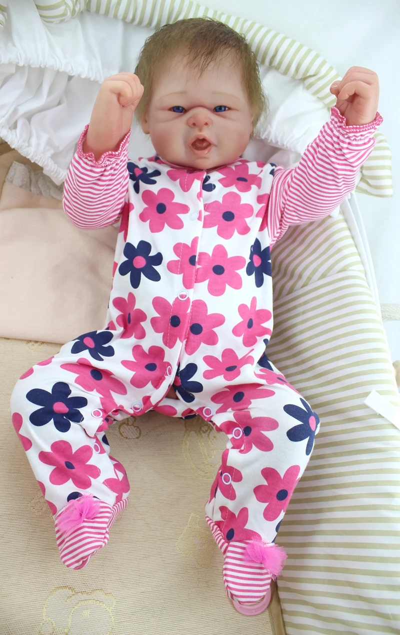 22 дюйма полностью винил силиконовый ручной работы Мягкий сенсорный Reborn Baby Doll игрушки для детей Мультяшные коллекции модный детский подарок...
22 дюйма полностью винил силиконовый ручной работы Мягкий сенсорный Reborn Baby Doll игрушки для детей Мультяшные коллекции модный детский подарок...