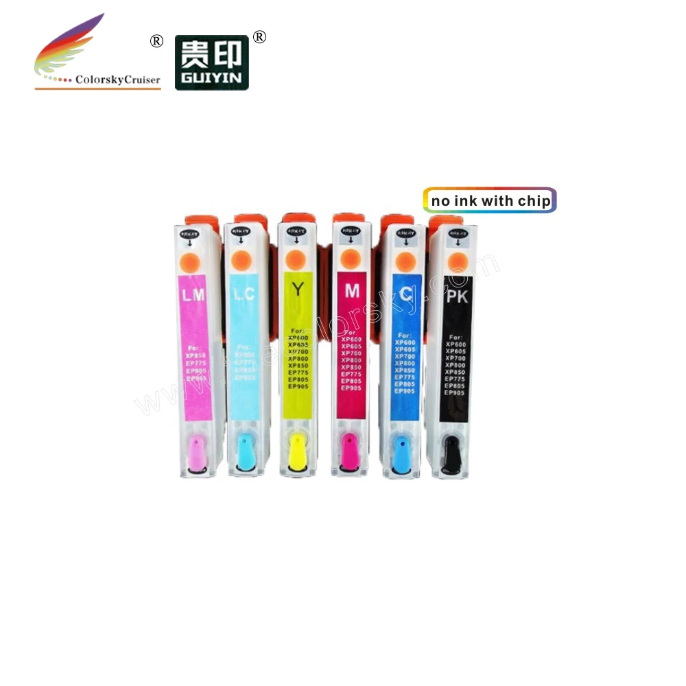 (RCEIC70) refillable ink inkjet cartridge for Epson EP-905F EP-75AW EP905F EP75AW ICBK70L ICC70L ICM70L ICY70L ICLC70L ICLM70L
(RCEIC70) refillable ink inkjet cartridge for Epson EP-905F EP-75AW EP905F EP75AW ICBK70L ICC70L ICM70L ICY70L ICLC70L ICLM70L