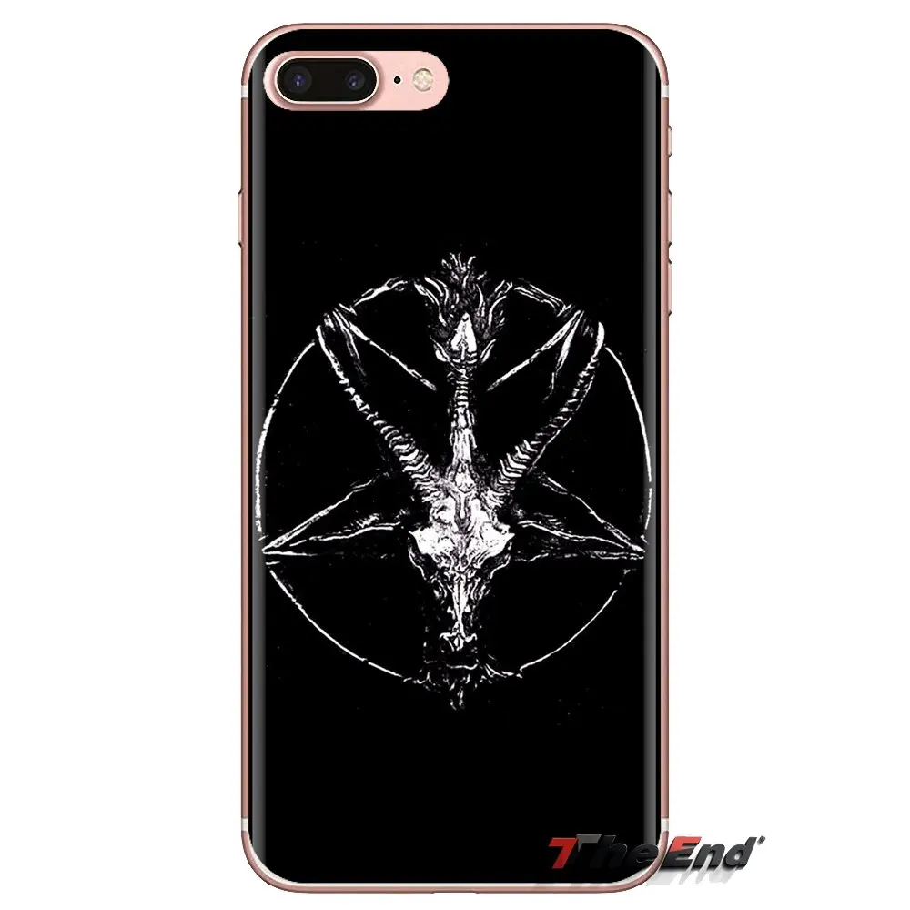 Силиконовый чехол для кожи Killstar Satan Say skull occult evil logo Samsung Galaxy A3 A5 A7 A9 A8 Star A6 Plus 2018 2015 2016