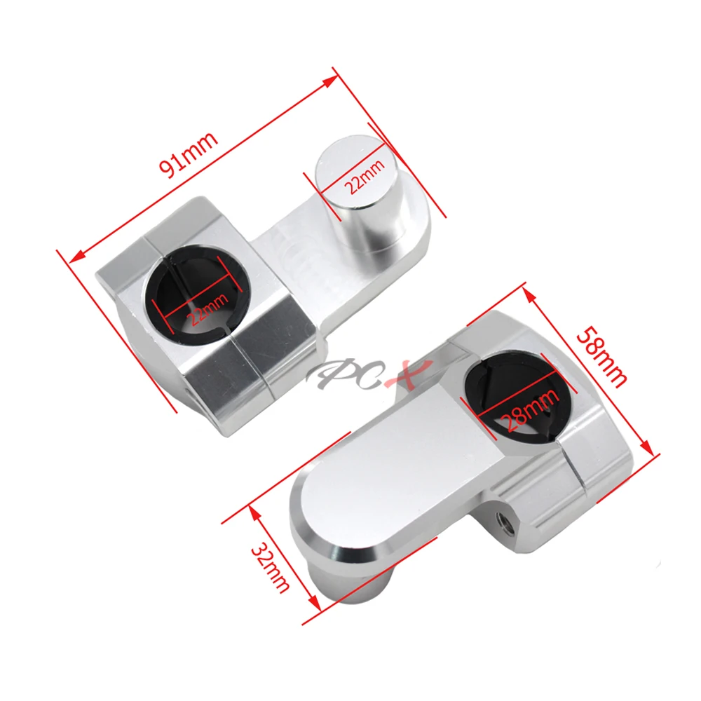 For Benelli BN600 BN300 TNT600 TNT300 BN 300 600 1 Pair 7/8" CNC Aluminum Handlebars Fat Bar Mount Clamps Risers
For Benelli BN600 BN300 TNT600 TNT300 BN 300 600 1 Pair 7/8" CNC Aluminum Handlebars Fat Bar Mount Clamps Risers