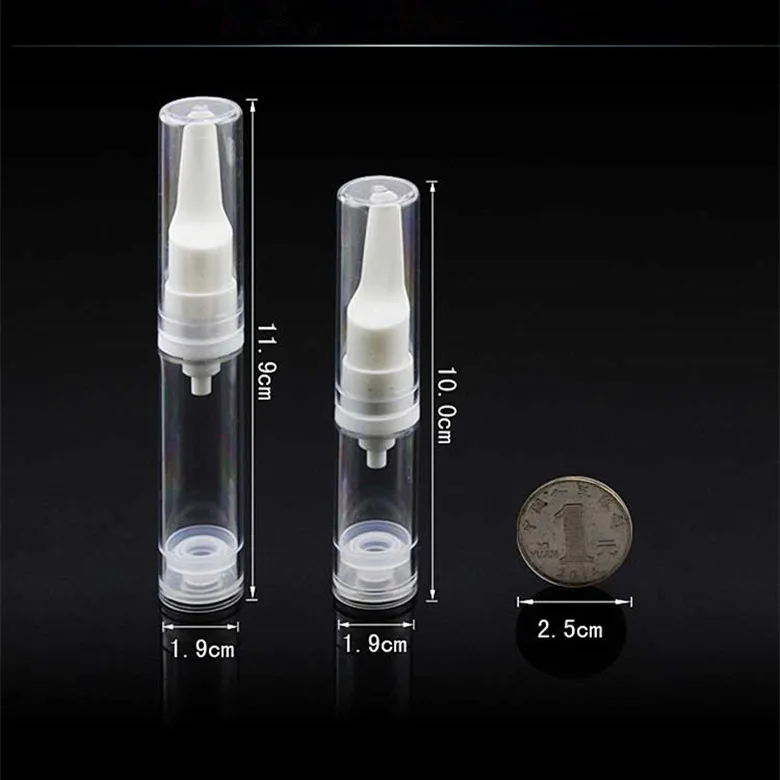 50pcs 5ml/10ml Eye Cream Airless Bottle Essence Pump Cosmetic clear Empty Vacuum Plastic cosmetic packaging travel bottles
50pcs 5ml/10ml Eye Cream Airless Bottle Essence Pump Cosmetic clear Empty Vacuum Plastic cosmetic packaging travel bottles