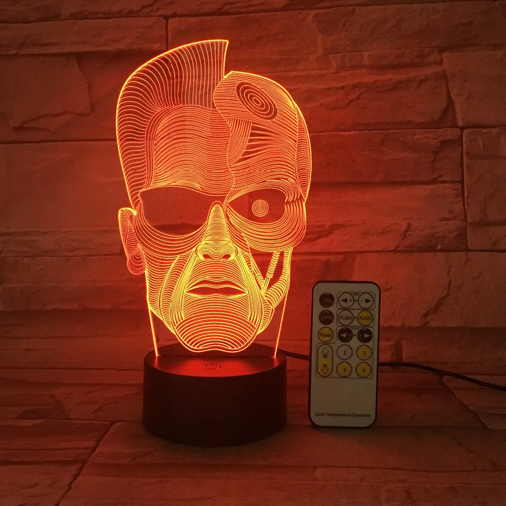 Halloween Skull Man 3D Night Light Optical Illusion Table Light Mood Lamp Touch Remote Control 7 Colors Light Friends Gift
Halloween Skull Man 3D Night Light Optical Illusion Table Light Mood Lamp Touch Remote Control 7 Colors Light Friends Gift