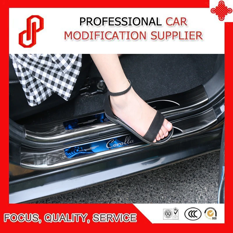 8 Pieces Stainless stell protect car modified special door pedal protection Door sill scuff plate for Corolla 2014-2018
8 Pieces Stainless stell protect car modified special door pedal protection Door sill scuff plate for Corolla 2014-2018