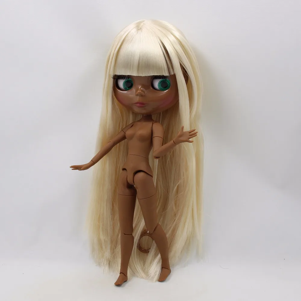 ICY DBS Blyth doll super black skin straight white blonde hair joint body 1/6 bjd 30cm toy BL6025
ICY DBS Blyth doll super black skin straight white blonde hair joint body 1/6 bjd 30cm toy BL6025