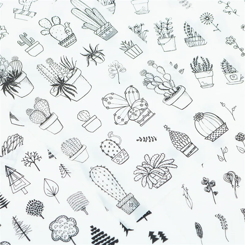 6PC/Pack Simple Style Black And White Plant Flower Scrapbook Stickers Handmade Gift Card DIY Album Diary Decoration Supplies
6PC/Pack Simple Style Black And White Plant Flower Scrapbook Stickers Handmade Gift Card DIY Album Diary Decoration Supplies