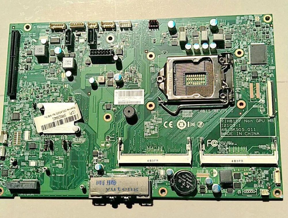 For Lenovo S520 S3040 M7200z M7250z AIO Motherboard IH81S PIH81F 12103-1 48.3KS08.011 Mainboard 100%tested fully work
For Lenovo S520 S3040 M7200z M7250z AIO Motherboard IH81S PIH81F 12103-1 48.3KS08.011 Mainboard 100%tested fully work