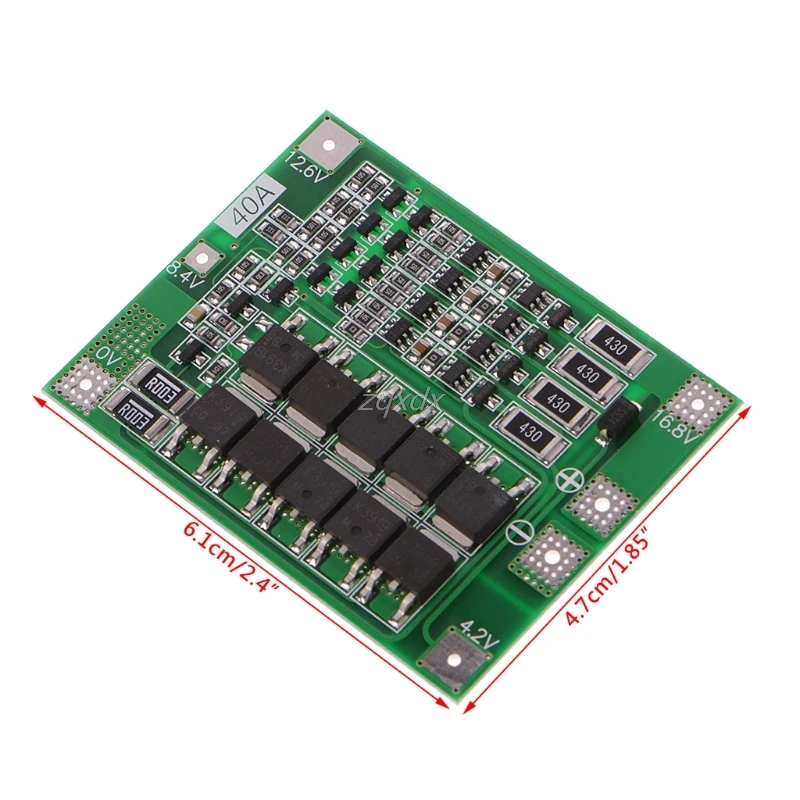 4S 40A 14.8V 16.8V Li-ion Lithium 18650 Battery BMS PCB Protection Board Balance
4S 40A 14.8V 16.8V Li-ion Lithium 18650 Battery BMS PCB Protection Board Balance