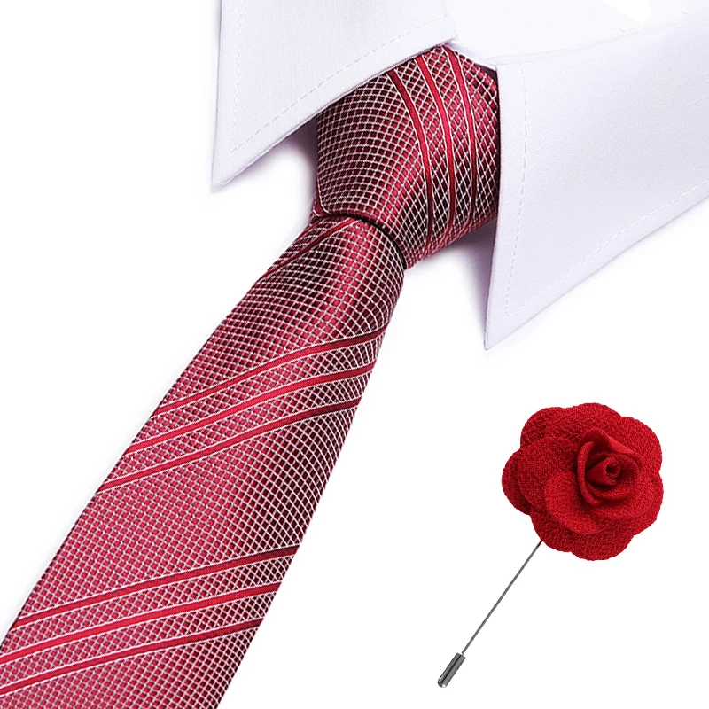 Paisley check dot 3"Silk Woven Wedding Men Tie Necktie Flower Brooch Set Classic Party Wedding Men's Fashion
Paisley check dot 3"Silk Woven Wedding Men Tie Necktie Flower Brooch Set Classic Party Wedding Men's Fashion