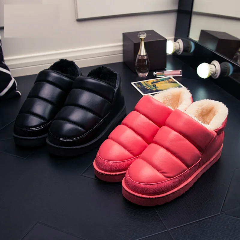 Winter lovers PU Leather home cotton slippers Men and women thick bottom non slip waterproof thermal insulation mt-8508
Winter lovers PU Leather home cotton slippers Men and women thick bottom non slip waterproof thermal insulation mt-8508