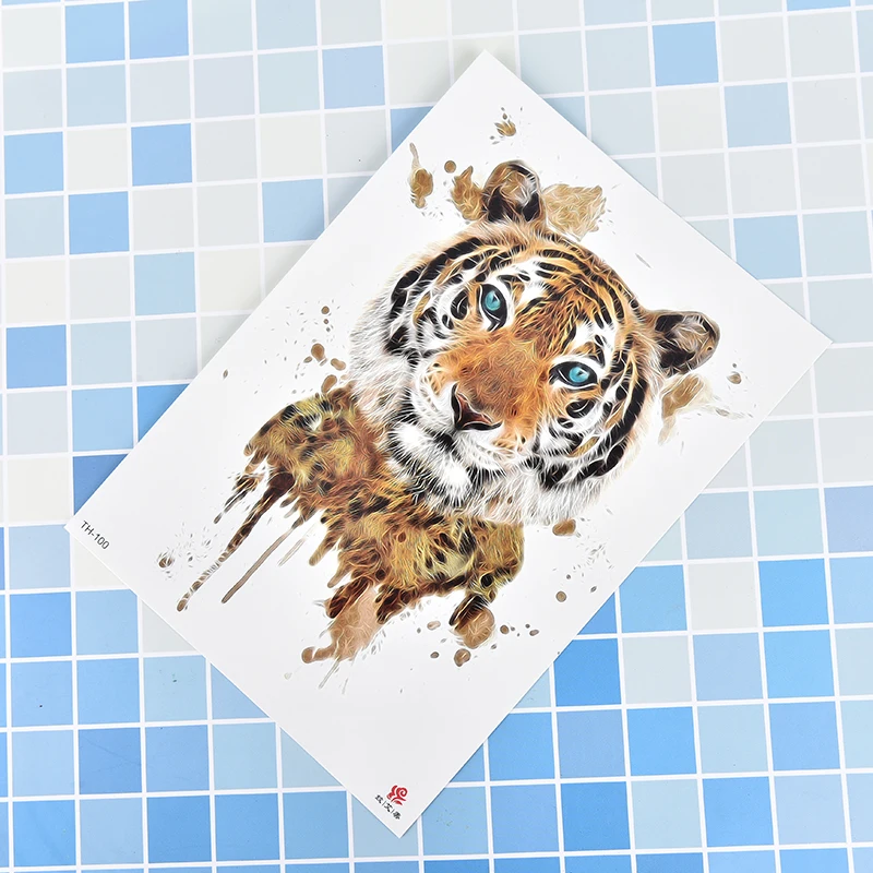 Fashion Women Hot Design Sticker Tiger Temporary Tattoo Sticker for Waterproof Men Fake Body Art Animal
Fashion Women Hot Design Sticker Tiger Temporary Tattoo Sticker for Waterproof Men Fake Body Art Animal