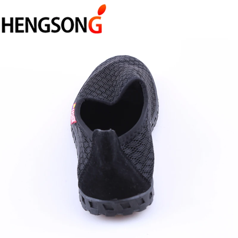 HENGSONG/2020 г. Осенняя Повседневная обувь Мужская сетчатая без застежки дышащая