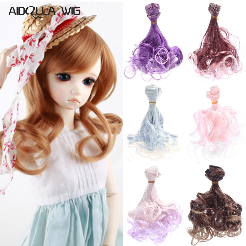 Aidolla DIY Handmade Doll Wig Hair for BJD Doll High-temperature Fiber Natural Curly Wigs Big Wave Doll Accessories
Aidolla DIY Handmade Doll Wig Hair for BJD Doll High-temperature Fiber Natural Curly Wigs Big Wave Doll Accessories