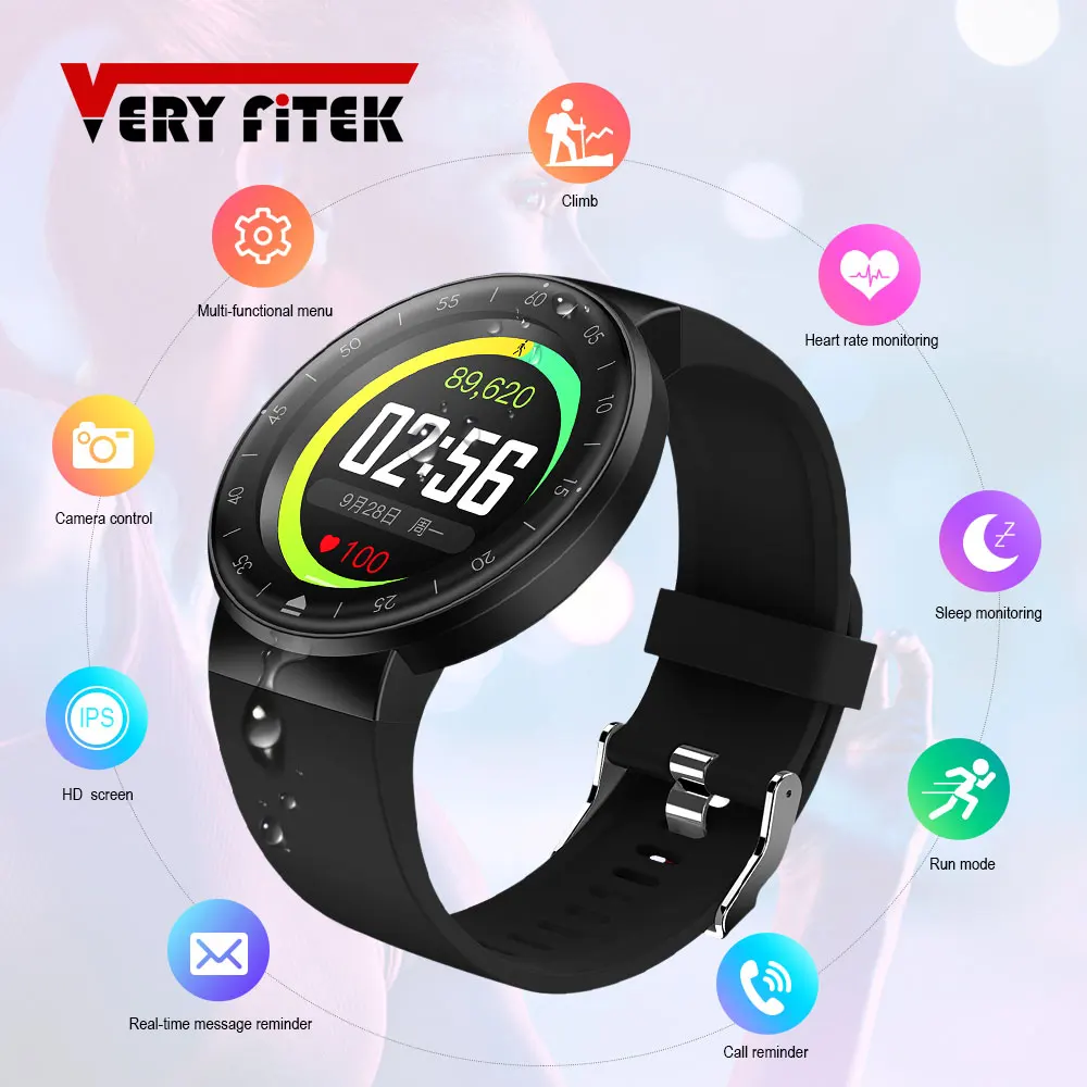 VERYFiTEK V15 Полный Круглый Дисплей умные часы кровяное Давление монитор сердечного ритма фитнес-браслет спортивные часы мужские и женские ...
VERYFiTEK V15 Полный Круглый Дисплей умные часы кровяное Давление монитор сердечного ритма фитнес-браслет спортивные часы мужские и женские ...