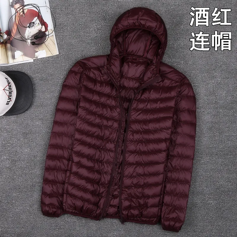 Autumn New Mens Clothes Fashion Boutique Solid Color Ultra-thin Light Comfortable Casual Hooded White Duck Down Jacket Men Coat
Autumn New Mens Clothes Fashion Boutique Solid Color Ultra-thin Light Comfortable Casual Hooded White Duck Down Jacket Men Coat