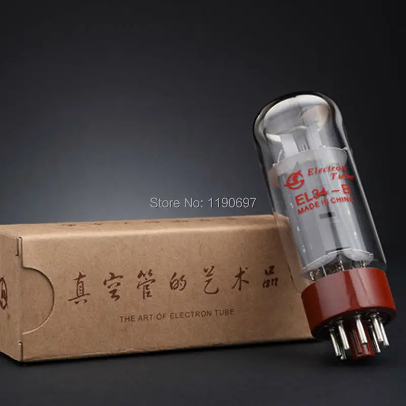 1 штука ShuGuang EL34 B вакуумная трубка замена 6P3P 6CA7 электронная Бесплатная доставка|tube