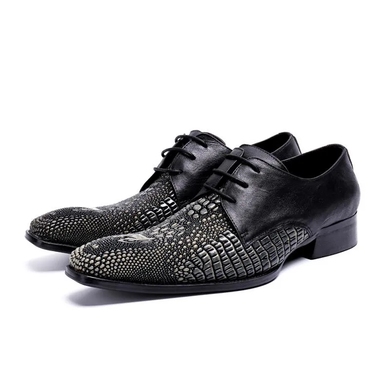Gray black genuine leather alligator dragon office men shoes business square toe male banquet Shoes
Gray black genuine leather alligator dragon office men shoes business square toe male banquet Shoes