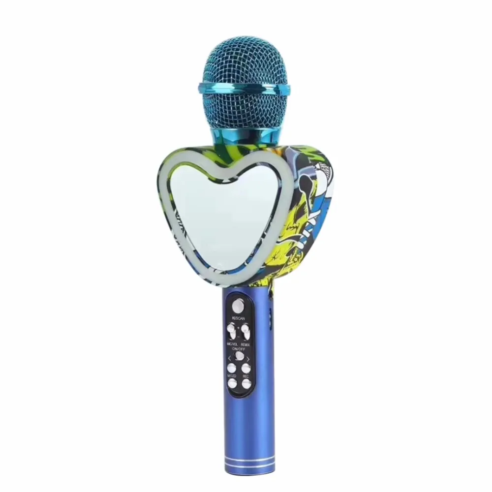 Wireless Bluetooth Mikrofono Karaoke Handheld Microphone Bluetooth Speaker Record Music Microphone Mic for Smartphone Home KTV
Wireless Bluetooth Mikrofono Karaoke Handheld Microphone Bluetooth Speaker Record Music Microphone Mic for Smartphone Home KTV
