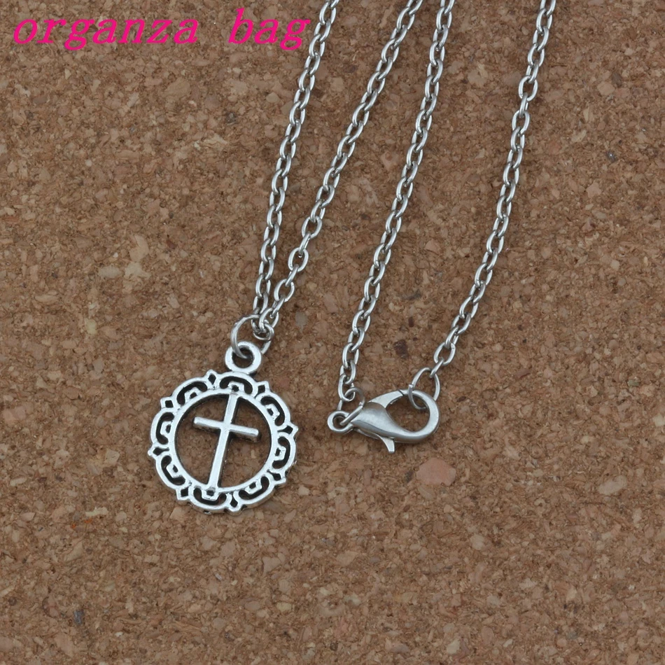24pcs Zinc Alloy Open Flower Circle Cross Charm Pendant Necklaces 24inches Chains Jewelry DIY A-242d
24pcs Zinc Alloy Open Flower Circle Cross Charm Pendant Necklaces 24inches Chains Jewelry DIY A-242d