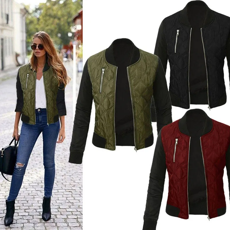 Plus Size 3XL Cotton Jacket Slim Women Basic Coats Bomber Jackets Zipper Autumn Winter Coat Jacket Bomber Jacket Apparel Outfit
Plus Size 3XL Cotton Jacket Slim Women Basic Coats Bomber Jackets Zipper Autumn Winter Coat Jacket Bomber Jacket Apparel Outfit