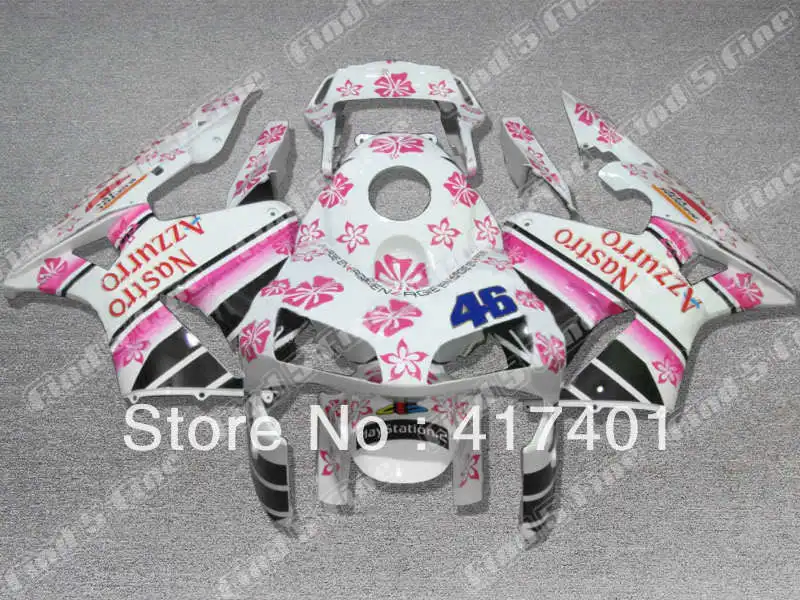 Injection mold pink white fairings for HONDA CBR600RR 03-04 CBR 600 RR 03 04 F5 2003 2004 CBR600 2003-2004 ABS fairing kit
Injection mold pink white fairings for HONDA CBR600RR 03-04 CBR 600 RR 03 04 F5 2003 2004 CBR600 2003-2004 ABS fairing kit