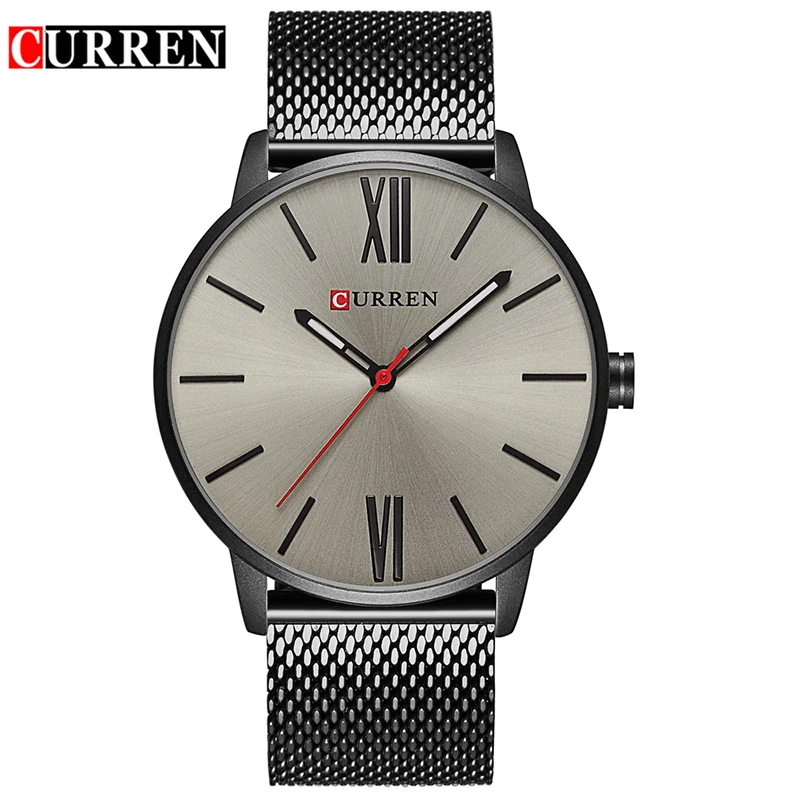 New CURREN Mens Watches Top Brand Luxury Sports Quartz Watch Men Casual Mesh Strap Waterproof Wristwatch Mens Relogio Masculino
New CURREN Mens Watches Top Brand Luxury Sports Quartz Watch Men Casual Mesh Strap Waterproof Wristwatch Mens Relogio Masculino