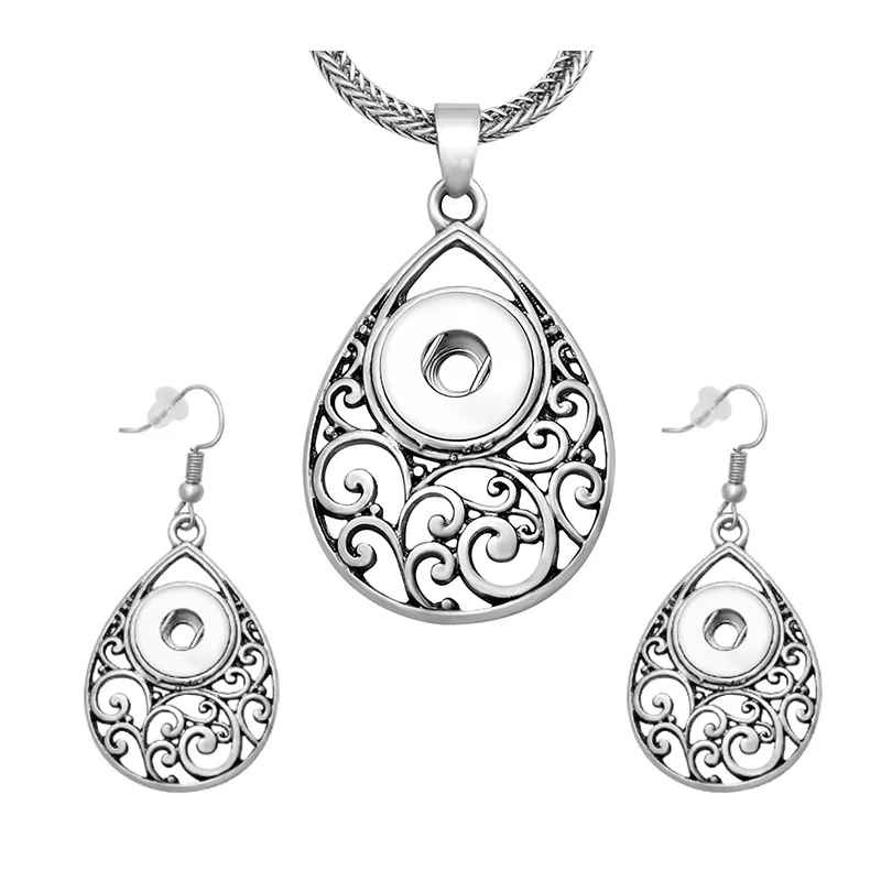 New DJ0099 Beauty Vintage Drop Hollow pattern snap necklace&earring set fit DIY 12MM snap buttons jewlery
New DJ0099 Beauty Vintage Drop Hollow pattern snap necklace&earring set fit DIY 12MM snap buttons jewlery
