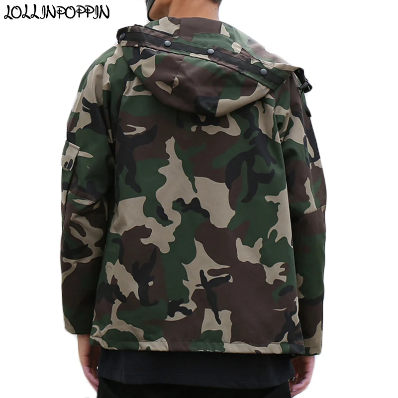 Men Hooded Skateboard Camouflage Jacket Military Style Mens Camo Pattern Autumn Jackets Hip Hop Outerwear
Men Hooded Skateboard Camouflage Jacket Military Style Mens Camo Pattern Autumn Jackets Hip Hop Outerwear