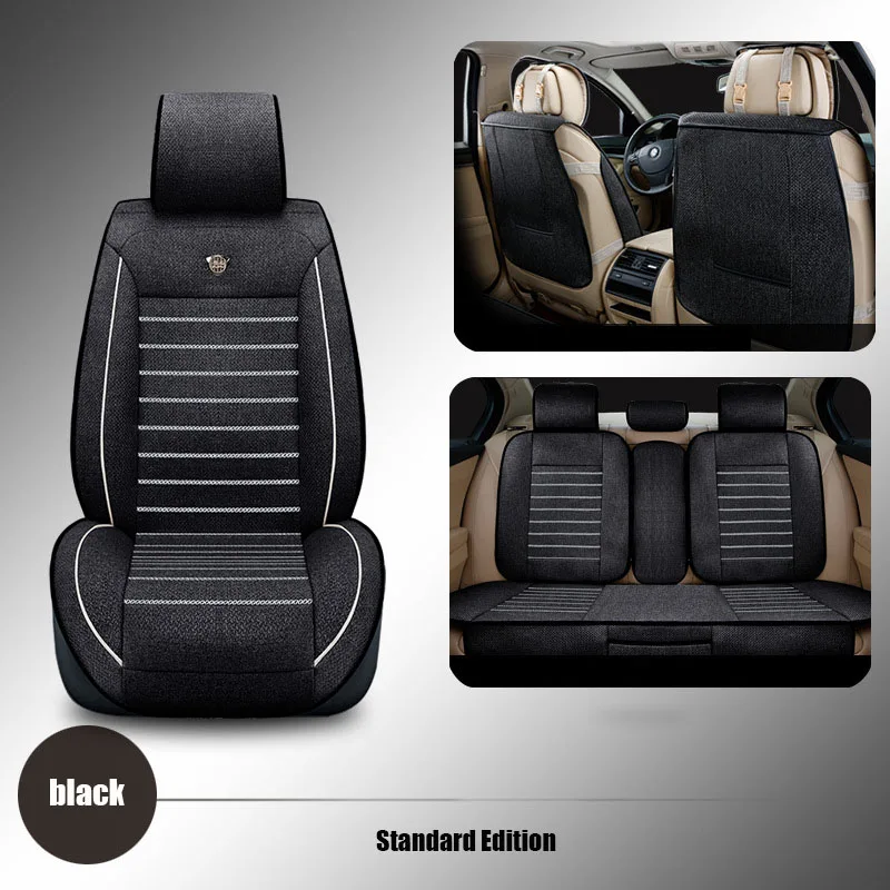 2017 luxury linen Universal car seat cover For BMW E30/34/36/39/46/60/90 f10 f30 x3 x5 x6 ACCESSORIES cushion | Автомобили и