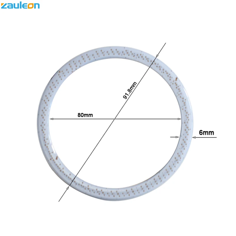 2 шт. высококачественный разноцветный кольцевой светильник RGB 91 8 мм COB Angel eye halo для