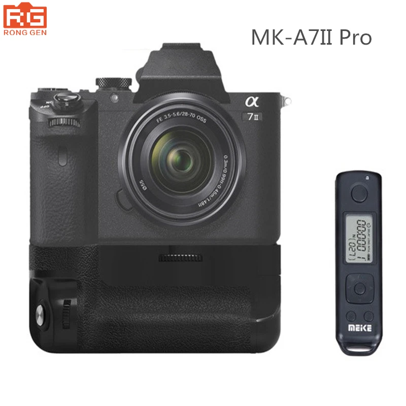 MK-A7II Pro Встроенный 2 4g беспроводной контроль батарейный блок для Sony A7R II A7 as VG-C2EM |