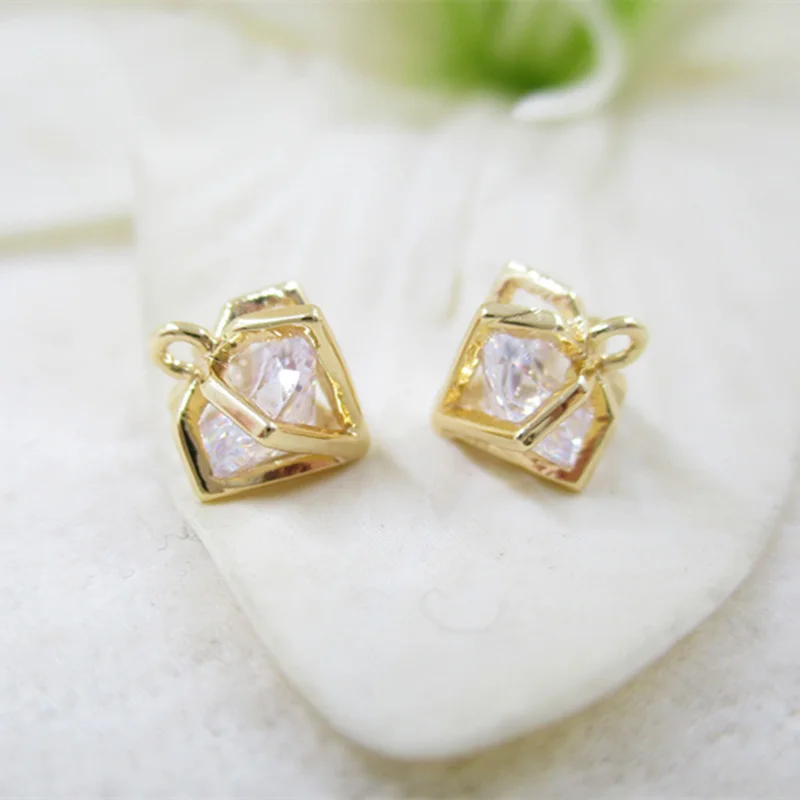 Gold filled hollow Mini drill shape flash zircon Brass charms copper floating pendant for making jewelry accessories 8mm 5pc
Gold filled hollow Mini drill shape flash zircon Brass charms copper floating pendant for making jewelry accessories 8mm 5pc
