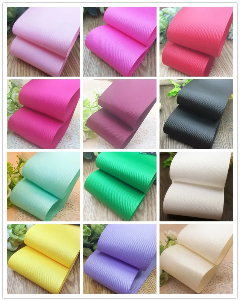 Free shipping 3'' width (75mm) Solid color Quality Polyester Grosgrain Ribbon DIY hairbows clothing accessory gift package 10y
Free shipping 3'' width (75mm) Solid color Quality Polyester Grosgrain Ribbon DIY hairbows clothing accessory gift package 10y
